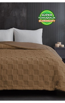 Evlen Home Çift Taraflı Kişilik Kürk Yorgan Dolgulu Peluş Yumuşak Wellsoft Yatak Örtüsü 1 Parça Floy Kahverengi Evlen Home Çift Taraflı Kişilik Kürk Yorgan Dolgulu Peluş Yumuşak Wellsoft Yatak Örtüsü 1 Parça Floy Kahverengi