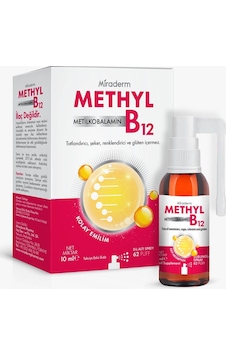 Miraderm Methyl B12 Sprey 10 ML Miraderm Methyl B12 Sprey 10 ML