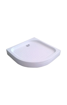Durul Oval Akrilik Duş Teknesi - Oval 80X80-90X90-100X100 Beyaz Durul Oval Akrilik Duş Teknesi - Oval 80X80-90X90-100X100 Beyaz