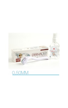 Dermacild Titanyum 180 İğne Dermaroller Göz Çevresi 0.50 MM + Roller Temizlik Spreyi Dermacild Titanyum 180 İğne Dermaroller Göz Çevresi 0.50 MM + Roller Temizlik Spreyi