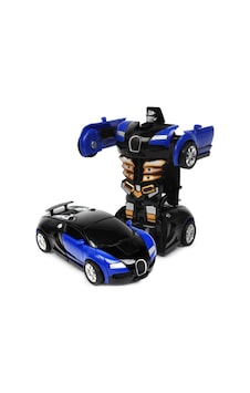 Kendiliğinden Robota Dönüşebülen Bugatti Araç Oyuncak Figür Transformens Mavi Kendiliğinden Robota Dönüşebülen Bugatti Araç Oyuncak Figür Transformens Mavi