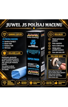 Juwel Extrafine Ve Süper Finiş Polisaj Cila Macunu - J5