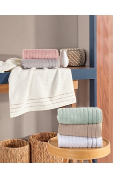 6'lı %100 Lüx Bambu El Ve Yüz Havlu Seti - 50x90 Cm Karışık Renkli Çok Renkli 6'lı %100 Lüx Bambu El Ve Yüz Havlu Seti - 50x90 Cm Karışık Renkli Çok Renkli