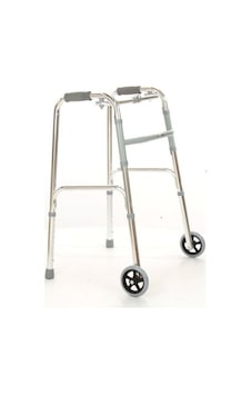 Medikaltec Alüminyum Hareketli Tekerlekli Walker Hasta Yaşlı Yürüteci