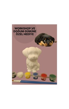 3d Köpek Figür Boyama Seti - Kendin Boya Hobi Ve Etkinlik Seti - Akrilik Boya + 2 Fırça 3d Köpek Figür Boyama Seti - Kendin Boya Hobi Ve Etkinlik Seti - Akrilik Boya + 2 Fırça