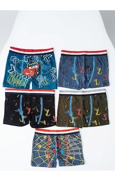 Stsahra Erkek Çocuk Renkli Pamuklu Boxer 5 ' Li Paket Karışık Çok Renkli Stsahra Erkek Çocuk Renkli Pamuklu Boxer 5 ' Li Paket Karışık Çok Renkli