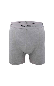Royaleks Kısa Paça Likralı Erkek Boxer Gri - 1115A S Royaleks Kısa Paça Likralı Erkek Boxer Gri - 1115A S
