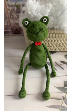 Amigurumi Kurbağa Uyku Arkadaşı