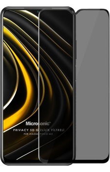 Microsonic Xiaomi Poco M3 Privacy 5d Gizlilik Filtreli Cam Ekran Koruyucu Siyah Microsonic Xiaomi Poco M3 Privacy 5d Gizlilik Filtreli Cam Ekran Koruyucu Siyah