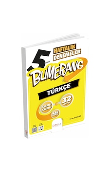 Günay Yayınları 5. Sınıf Bumerang Türkçe 32 Haftalık Deneme Günay Yayınları 5. Sınıf Bumerang Türkçe 32 Haftalık Deneme