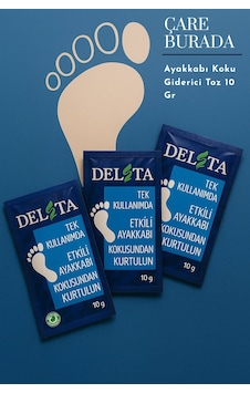 Delta Ayakkabı Kokusu  Toz 3 x 10 G