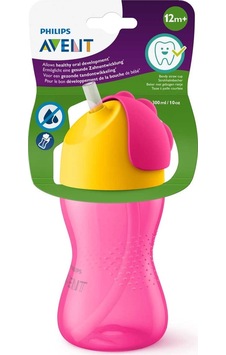 Avent Pipetli Bardak +12 Ay 300 Ml - Pembe