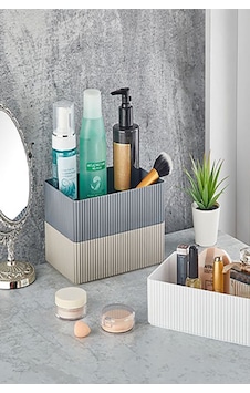 Mutfak Banyo Düzenleyici Plastik Geniş Kutu 3 Adet Çok Renkli Mutfak Banyo Düzenleyici Plastik Geniş Kutu 3 Adet Çok Renkli