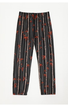 Markapia Kadın Yumuşak Kadife Dokulu Bambu Desenli Pijama Altı Çok Renkli Markapia Kadın Yumuşak Kadife Dokulu Bambu Desenli Pijama Altı Çok Renkli