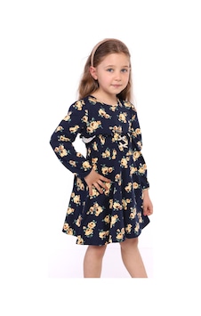 Toontoy Kids Toontoy Kız Çocuk Çiçek Desenli Elbise Sarı Toontoy Kids Toontoy Kız Çocuk Çiçek Desenli Elbise Sarı