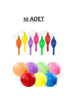 Lastikli Balon Zıpzıp 10 Adet İpli Balon Lateks Büyük Balon Punch Panç Renkli Balon Çok Renkli Çok Renkli Lastikli Balon Zıpzıp 10 Adet İpli Balon Lateks Büyük Balon Punch Panç Renkli Balon Çok Renkli Çok Renkli