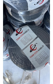 100 M 2x1.5 MM Tam Kesit CCA TTR Elektrik Kablosu 100 M 2x1.5 MM Tam Kesit CCA TTR Elektrik Kablosu