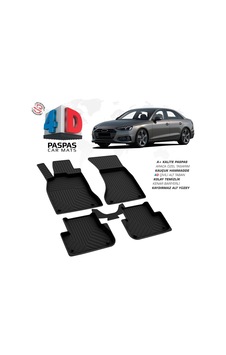 Audi A4 B10 4d Araca Özel Havuzlu Kauçuk Paspas 2019 Üzeri