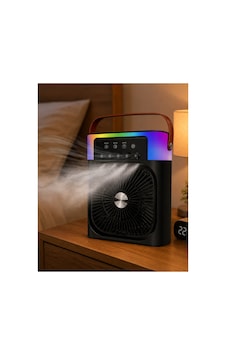 Trendlia Rgb Işıklı Buharlı Masaüstü Fan Sessiz Çalışan Usb Şarjlı Taşınabilir Fan Trendlia Rgb Işıklı Buharlı Masaüstü Fan Sessiz Çalışan Usb Şarjlı Taşınabilir Fan