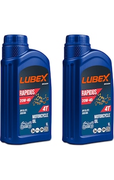 Lubex Rapidus 20W-40 1 L 4 Zamanlı Motosiklet Yağı (2 Adet) Lubex Rapidus 20W-40 1 L 4 Zamanlı Motosiklet Yağı (2 Adet)