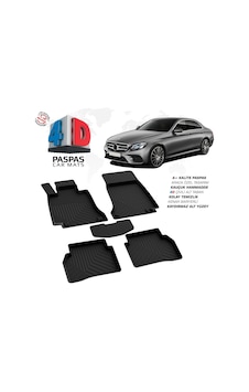 Mercedes E Serisi W213 4d Araca Özel Havuzlu Kauçuk Paspas 2016 Ve Üzeri