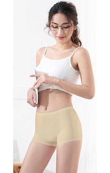 Elit Kadın Dikişsiz Görünmez İz Yapmaz Mini Şort Boxer Ten Elit Kadın Dikişsiz Görünmez İz Yapmaz Mini Şort Boxer Ten