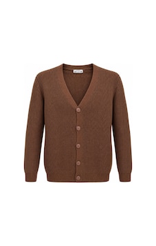 Classics Men Günsa Comfort Fit Erkek Tam Düğmeli Triko Ceket - 7833 Kahverengi Classics Men Günsa Comfort Fit Erkek Tam Düğmeli Triko Ceket - 7833 Kahverengi
