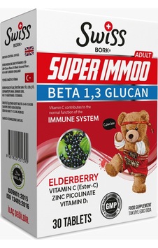 Swiss Super Immo Beta Glukan C- D Ve Çinko Katkılı