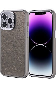 Apple Uyumlu iPhone 14 Pro Max Kılıf Taşlı Tasarımlı Zore Kapi Kapak Siyah