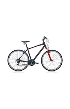 Carraro Sportıve 224 Erkek Şehir Bisikleti 560h V 28 Jant 24 Vites Mat Siyah-kırmızı-antrasit Çok Renkli