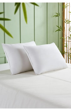 Pierre Cardin 2'li Soft Bambu Yastık Beyaz