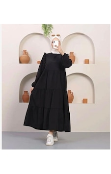 Lovie Moda Kadın Omuz Detaylı Elbise Siyah Lovie Moda Kadın Omuz Detaylı Elbise Siyah