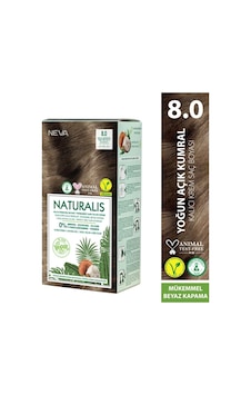 Nevacolor Naturalis Vegan Amonyaksız Yoğun Açık Kumral 8.0 Kalıcı Krem Saç Boyası Seti Nevacolor Naturalis Vegan Amonyaksız Yoğun Açık Kumral 8.0 Kalıcı Krem Saç Boyası Seti