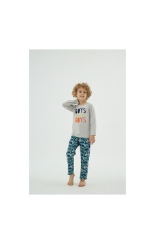 Zeyzey 8889 Erkek Ç. Baskılı Pijama Takım Grı/3-4yas Gri Zeyzey 8889 Erkek Ç. Baskılı Pijama Takım Grı/3-4yas Gri