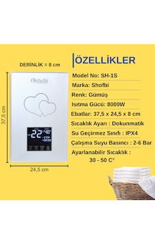 Shofbi SH-1S Dijital Şofben