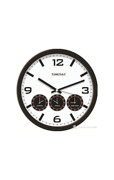 Time Gold Siyah Çerçeveli 4´Lü Dünya Saati Plastik 40 Cm Siyah Time Gold Siyah Çerçeveli 4´Lü Dünya Saati Plastik 40 Cm Siyah