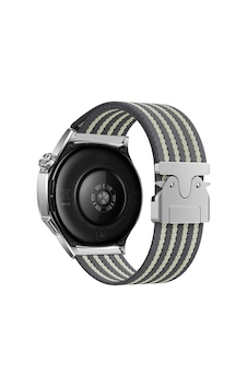 Huawei Watch Gt 3 42mm Mkst Krd-133 22mm Naylon Kumaş Hasır Örgülü Kordon - Gri Huawei Watch Gt 3 42mm Mkst Krd-133 22mm Naylon Kumaş Hasır Örgülü Kordon - Gri