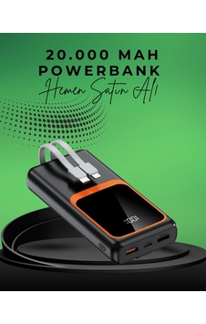 20000 Mah Taşınabilir Powerbank Çok Kablolu, Hızlı Şarj Destekli 22.5w - Htctduczzz20.000powerhızlı1-5 20000 Mah Taşınabilir Powerbank Çok Kablolu, Hızlı Şarj Destekli 22.5w - Htctduczzz20.000powerhızlı1-5