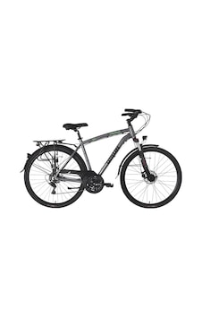Bisan Comfortline Erkek Şehir Bisikleti 52cm Md 28 Jant 21 Vites Metalik Gri Yeşil Çok Renkli