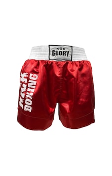 Top Glory Unisex Kick Boks Şortu 6603 Kırmızı Top Glory Unisex Kick Boks Şortu 6603 Kırmızı