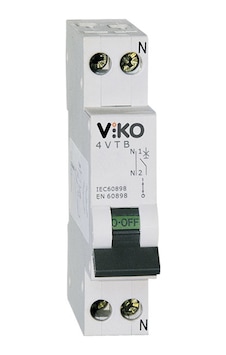 Viko 1x20 Amper 1 Fazlı C Tipi 4.5 Ka Otomatik Sigorta 4vtb-1c20 Viko 1x20 Amper 1 Fazlı C Tipi 4.5 Ka Otomatik Sigorta 4vtb-1c20