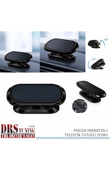 Universal Oto Telefon Tutacağı Mıknatıslı Siyah Çok Renkli