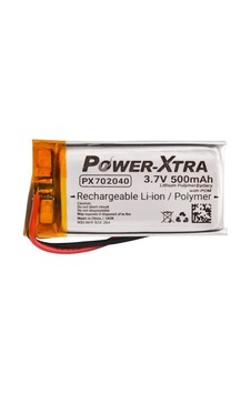 Power-xtra Px702040 - 3.7v 500 Mah Li-polymer Pil - Devreli Power-xtra Px702040 - 3.7v 500 Mah Li-polymer Pil - Devreli