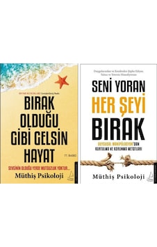 Bırak Olduğu Gibi Gelsin Hayat-seni Yoran Her Şeyi Bırak 2 Kitap Set