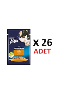 Purina Felix Tavuk Etli Pouch Yavru Kedi Yaş Maması 26 x 85 G Purina Felix Tavuk Etli Pouch Yavru Kedi Yaş Maması 26 x 85 G