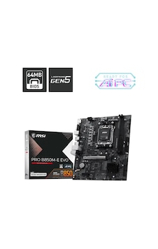 Msı Pro B850m-e Evo Am5 Ryzen D5 Hdmı Msı Pro B850m-e Evo Am5 Ryzen D5 Hdmı