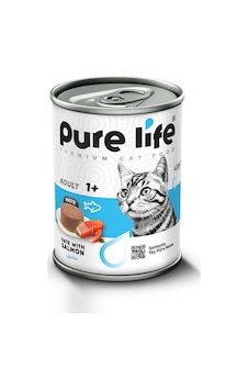 Pure Life Pate Somonlu Yetişkin Kedi Konserve Mama 400 G