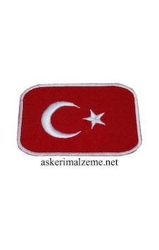 Single Sword Türk Bayrağı Arması Patch Cırtlı Model, Peç Model Diğer