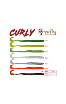 Wily Curly Silikon Yem 13 Cm 4.5 Gr - 1 Wily Curly Silikon Yem 13 Cm 4.5 Gr - 1