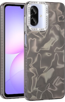 Samsung Uyumlu Galaxy A07 Kılıf Airbagli Parlak Taş Detay Tasarımlı Zore Esila Kapak - Siyah Siyah Samsung Uyumlu Galaxy A07 Kılıf Airbagli Parlak Taş Detay Tasarımlı Zore Esila Kapak - Siyah Siyah